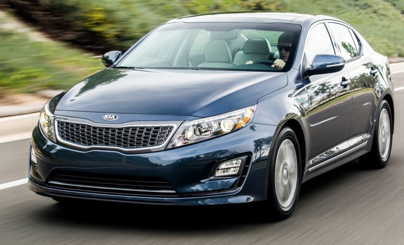 2014 Kia Optima Hybrid Updated With New Grille and LEDs Front and Rear ...