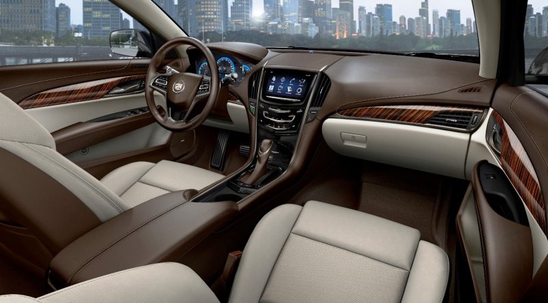 The 2013 Cadillac ATS compact luxury sedan features a driver-focused interior with thoughtfully crafted materials and the intuitively integrated CUE technology, a comprehensive in-vehicle experience that merges intuitive design with auto industry-first controls and commands for information and entertainment data