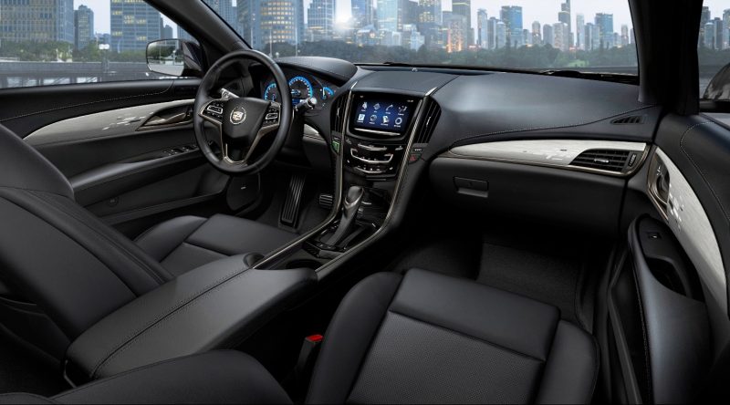 The 2013 Cadillac ATS compact luxury sedan features a driver-focused interior with thoughtfully crafted materials and the intuitively integrated CUE technology, a comprehensive in-vehicle experience that merges intuitive design with auto industry-first controls and commands for information and entertainment data