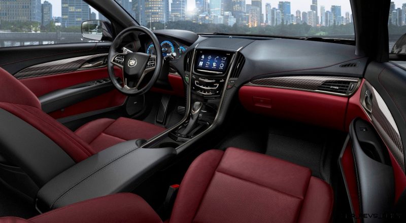 The 2013 Cadillac ATS compact luxury sedan features a driver-focused interior with thoughtfully crafted materials and the intuitively integrated CUE technology, a comprehensive in-vehicle experience that merges intuitive design with auto industry-first controls and commands for information and entertainment data