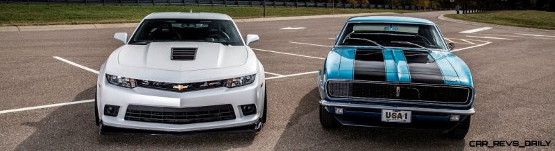 2014 and 1967 Chevrolet Camaro Z28