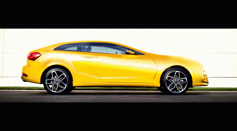 KIA GT4 Stinger Coupe to Pack 316HP Renderings GIF