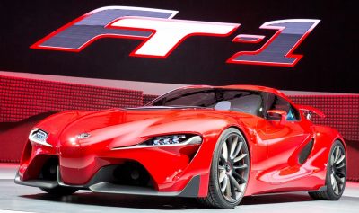 Toyota reveals the FT-1 sports car concept at the North American International Auto Show in Detroit, Monday, January 13, 2014