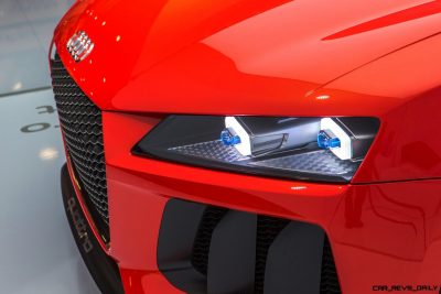 Audi Sport quattro laserlight concept    Detail  Farbe: Plasmarot