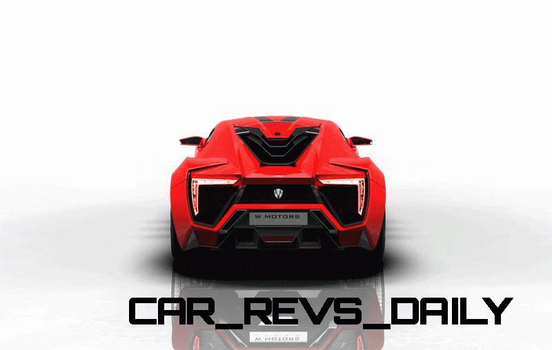 RED Lykan Hypersport Turntable Animated GIF