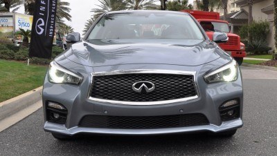2014 INFINITI Q50S AWD Hybrid -- 1080p HD Road Test Videos & 50 Photos -- AAA+ Refinement and Truly Authentic Steering -- An Excellent BMW 535i Competitor 23