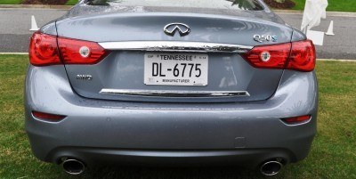 2014 INFINITI Q50S AWD Hybrid -- 1080p HD Road Test Videos & 50 Photos -- AAA+ Refinement and Truly Authentic Steering -- An Excellent BMW 535i Competitor 9