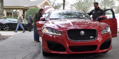 2014 JAGUAR XFR -- Driving Review with Full-Throttle Rolling Sprint + Exhaust Bellow 2