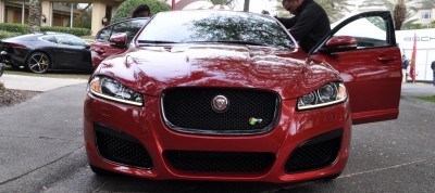 2014 JAGUAR XFR -- Driving Review with Full-Throttle Rolling Sprint + Exhaust Bellow 4