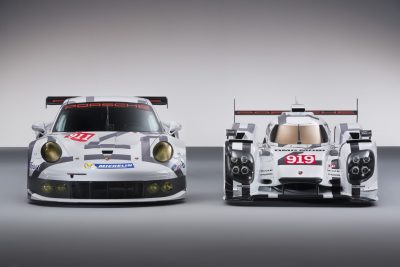 2014 Porsche Motorsport Worldwide- 919 Hybrid-911 RSR- Head-On