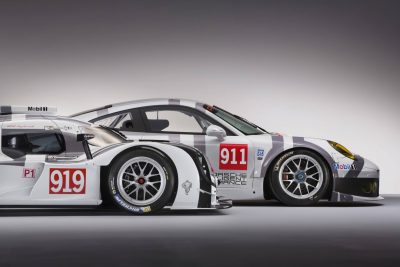 2014 Porsche Motorsport Worldwide- 919 Hybrid-911 RSR Nose Profile