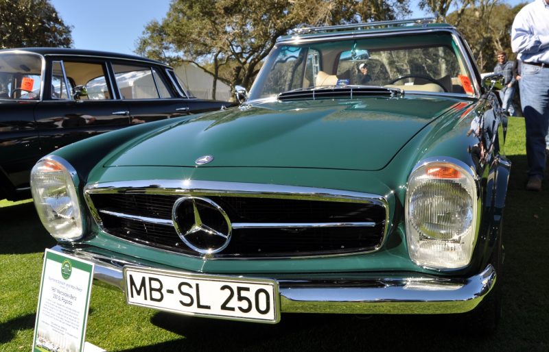 Amelia Concours -- Marque Showcases -- Mercedes-Benz 219 Peking-to-Paris, 220SE (Coupe), 250SL Pagoda and Even 500E HAMMER 24