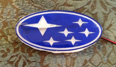 DIY LED Subaru stars emblem_8159088779_l