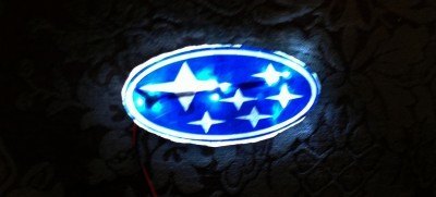 DIY LED Subaru stars emblem_8159122162_l