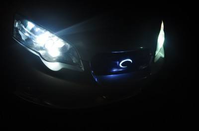 DIY LED lights and LED subaru badge emblem_7695830808_l