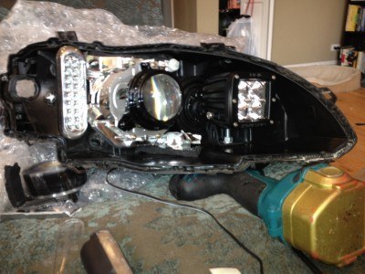 DIY headlights project - rigid industries LED highbeams_8007333846_l