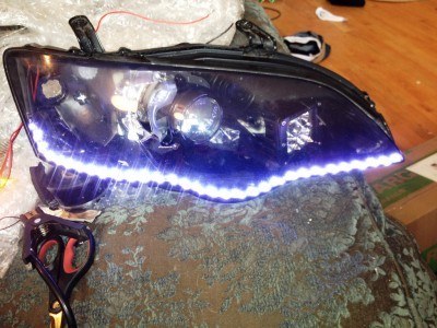 DIY headlights project - tried out a double layer of_8007328572_l