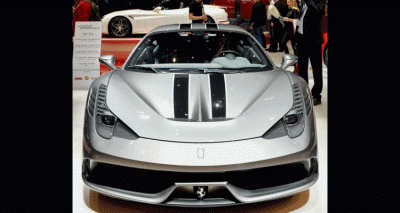 Geneva 2014 ShowFloor -- Ferrari California T, 458 Speciale and F12 Looking Brilliant GIF