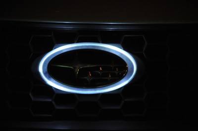 subaru legacy gt DIY led headlights and emblem_8216486894_l