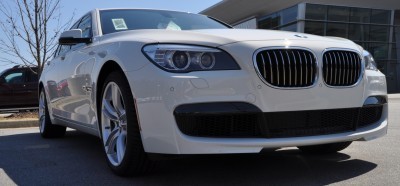 2014 BMW 750Li Definitely Not Beautiful or Focused -- But Less Adrift as SWB 750i with Squared-Off LED Lights Option 12