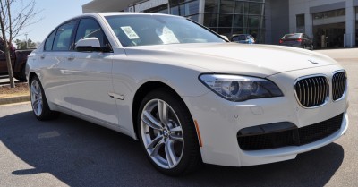 2014 BMW 750Li Definitely Not Beautiful or Focused -- But Less Adrift as SWB 750i with Squared-Off LED Lights Option 13