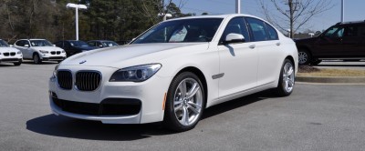 2014 BMW 750Li Definitely Not Beautiful or Focused -- But Less Adrift as SWB 750i with Squared-Off LED Lights Option 7