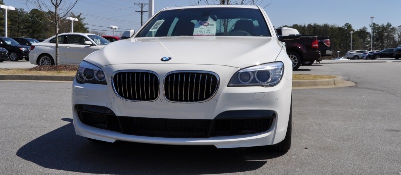 2014 BMW 750Li Definitely Not Beautiful or Focused -- But Less Adrift as SWB 750i with Squared-Off LED Lights Option 9