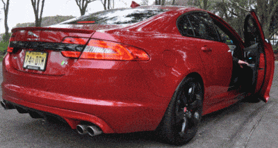 2014 JAGUAR XFR -- Driving Review with Full-Throttle Rolling Sprint + Exhaust Bellow G88IF