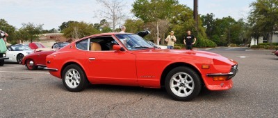 Classic Sports Car Showcase -- Datsun 240Z at Cars & Coffee -- Immaculate in 30 Glowing Orange Photos 28