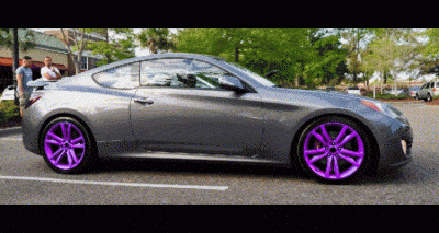 GENESIS COUPE Wheel COlorizer GIF