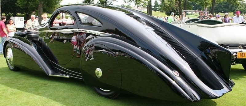 Musée de l'automobile Peterson - Rolls-Royce Phantom I de 1925 - 1934 Jonkheere Aero Coupé 18 à Porte ronde