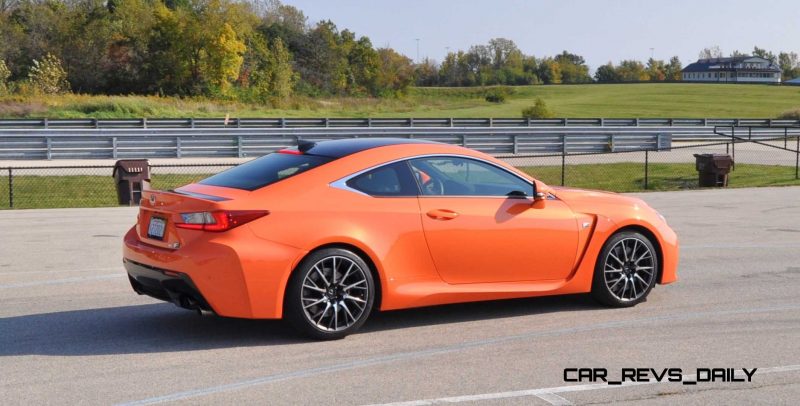 Track Drive Review - 2015 Lexus RCF Is Roaring Delight Around Autobahn Country Club 39