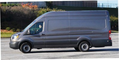 HD Track Drive Review - 2015 Ford Transit PowerStroke Diesel High-Roof, Long-Box Cargo Van 20