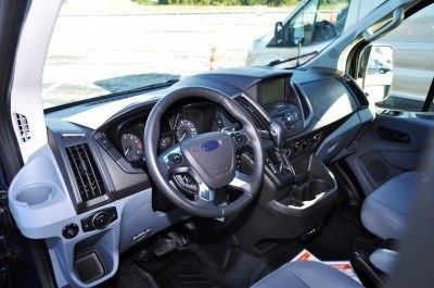HD Track Drive Review - 2015 Ford Transit PowerStroke Diesel High-Roof, Long-Box Cargo Van 22