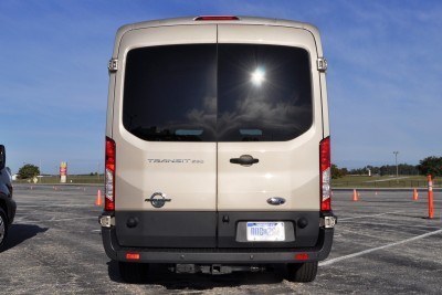 HD Track Drive Review - 2015 Ford Transit PowerStroke Diesel High-Roof, Long-Box Cargo Van 29