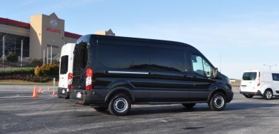 HD Track Drive Review - 2015 Ford Transit PowerStroke Diesel High-Roof, Long-Box Cargo Van 4