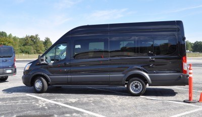 HD Track Drive Review - 2015 Ford Transit PowerStroke Diesel High-Roof, Long-Box Cargo Van 44