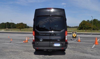 HD Track Drive Review - 2015 Ford Transit PowerStroke Diesel High-Roof, Long-Box Cargo Van 47