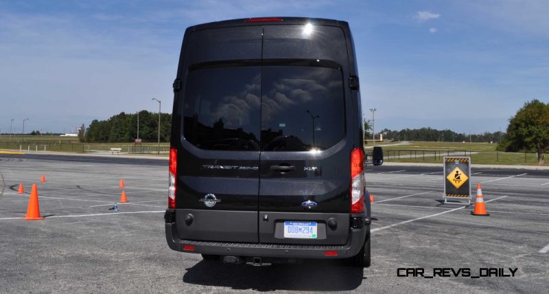 HD Track Drive Review - 2015 Ford Transit PowerStroke Diesel High-Roof, Long-Box Cargo Van 48