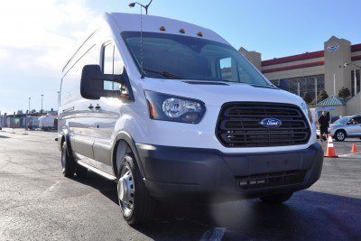 HD Track Drive Review - 2015 Ford Transit PowerStroke Diesel High-Roof, Long-Box Cargo Van 9