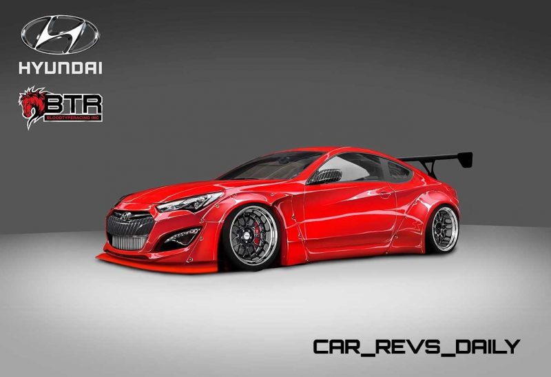 Hyundai Genesis Coupe by BloodType Racing 1