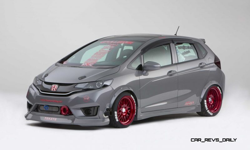 Best of SEMA 2014 - Honda Fit in 7 Race-Ready Customs!