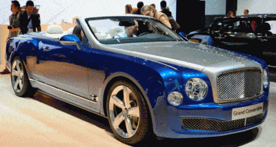 bentley grand convertible gif