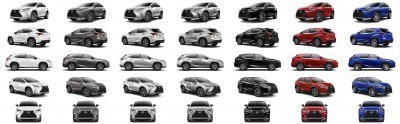 2015 Lexus NX200t F Sport COLORS 1-tile