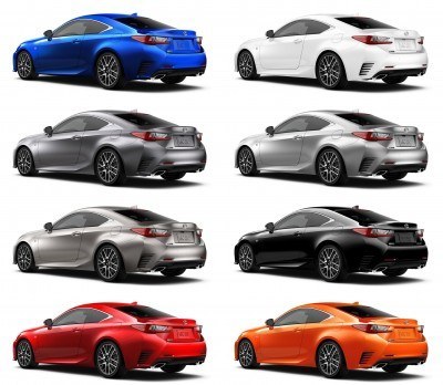 2015 Lexus RC350 Colors Visualizer + F Sport vs Standard 87-tile