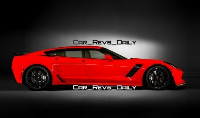 Future Supercar Renderings - 2017 Chevrolet Corvette Z06 Sedan 1