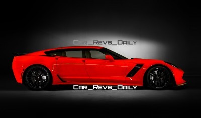 Future Supercar Renderings - 2017 Chevrolet Corvette Z06 Sedan 4