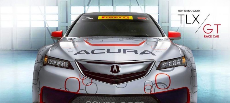 2015 Acura TLX GT Racecar Boosts Off 2015 TLX Lanuch with 500Hp Twin-Turbo SH-AWD 13