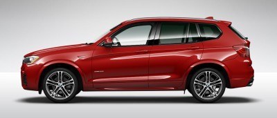 2015 BMW X3 sDrive28i M SPORT Red 12