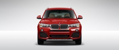 2015 BMW X3 sDrive28i M SPORT Red 3